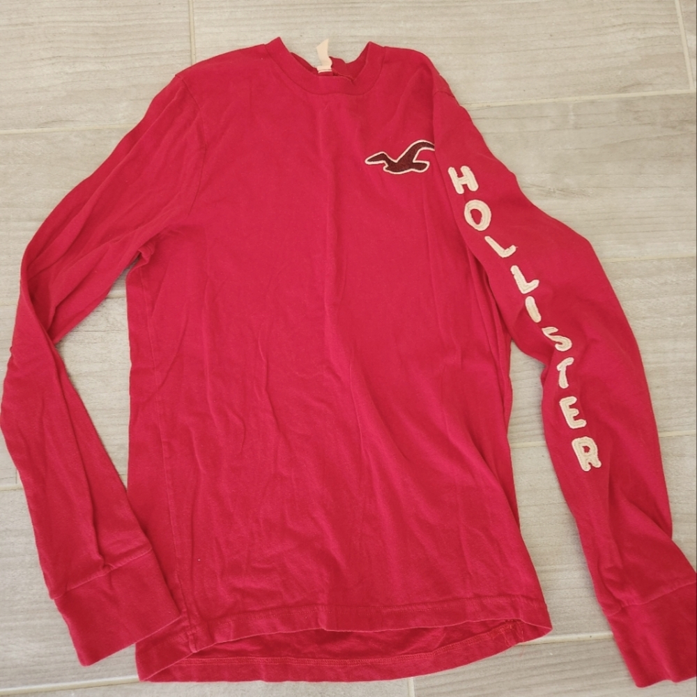 Hollister Red long sleeve